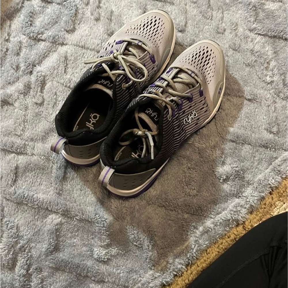 Ryka Women's Athletic Shoes in Gray and Purple